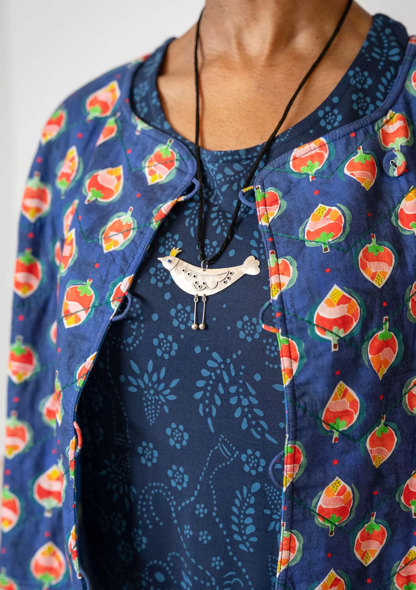 Gudrun Sjödén Halsband "Bird" i Silver New