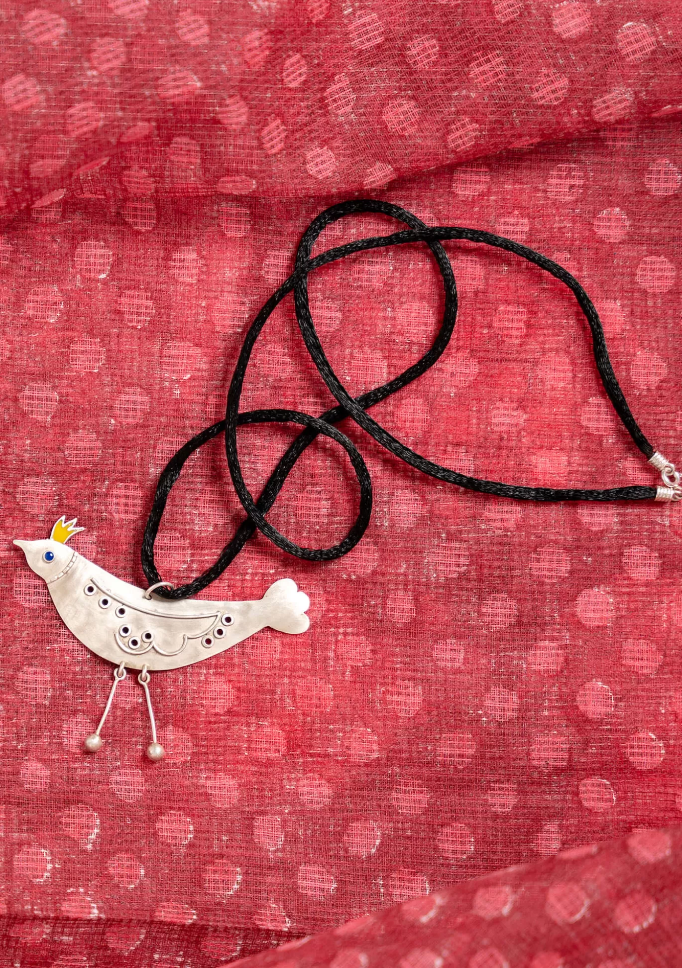 Gudrun Sjödén Halsband "Bird" i Silver New
