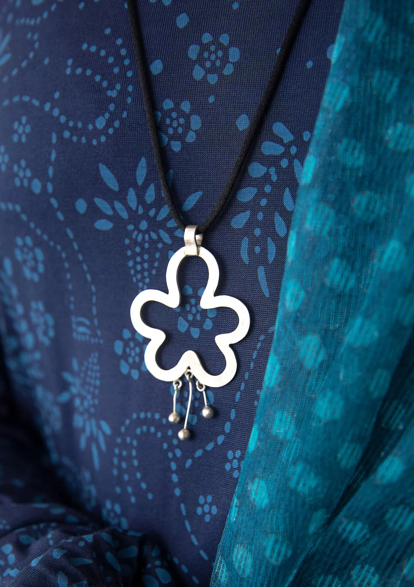 Gudrun Sjödén Halsband "Orchid" i Silver Best