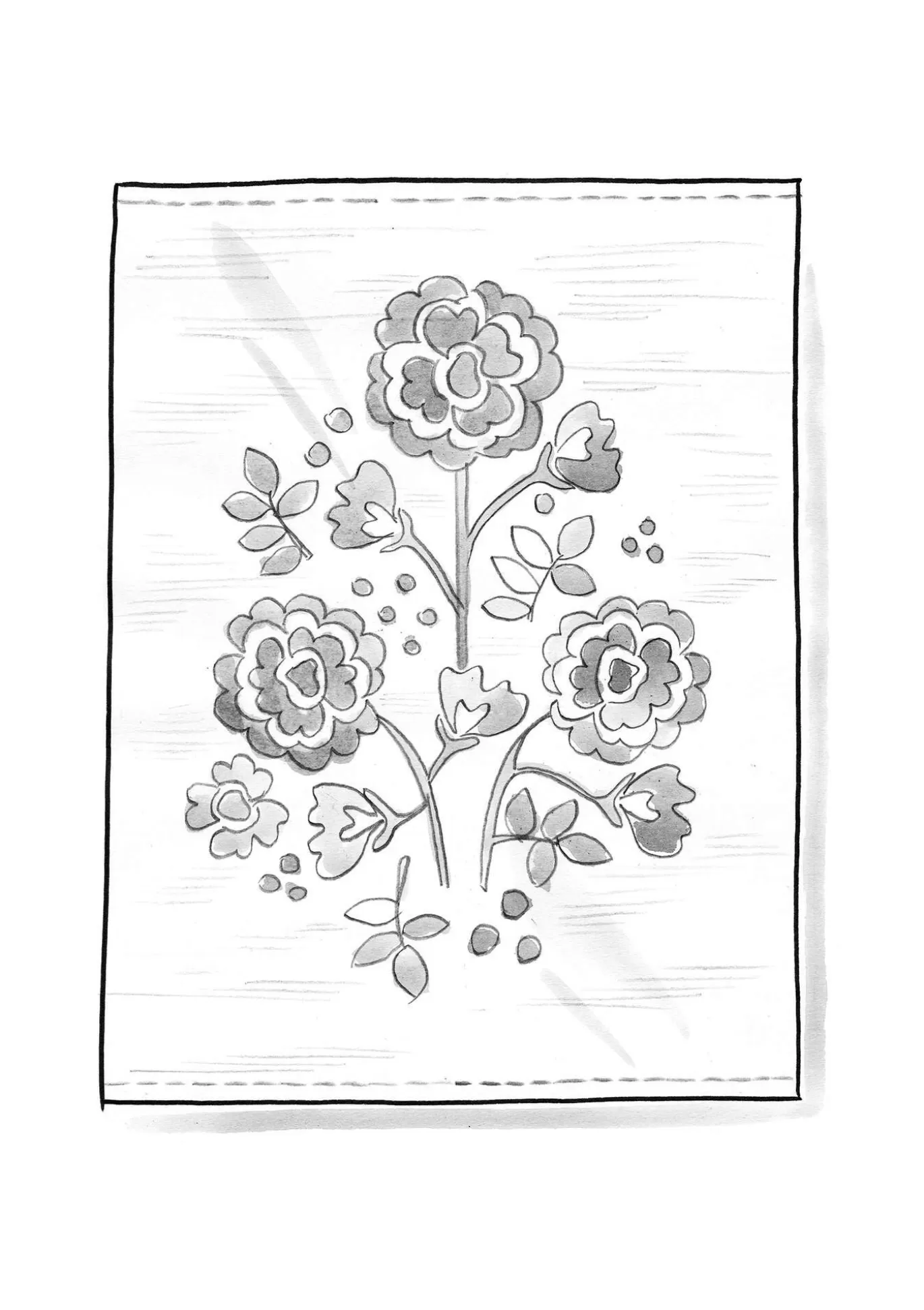 matta_wild_rose_i_ekologisk_bomull_2.webp Gudrun Sjödén Matta "Wild rose" i ekologisk bomull Natur Best Sale