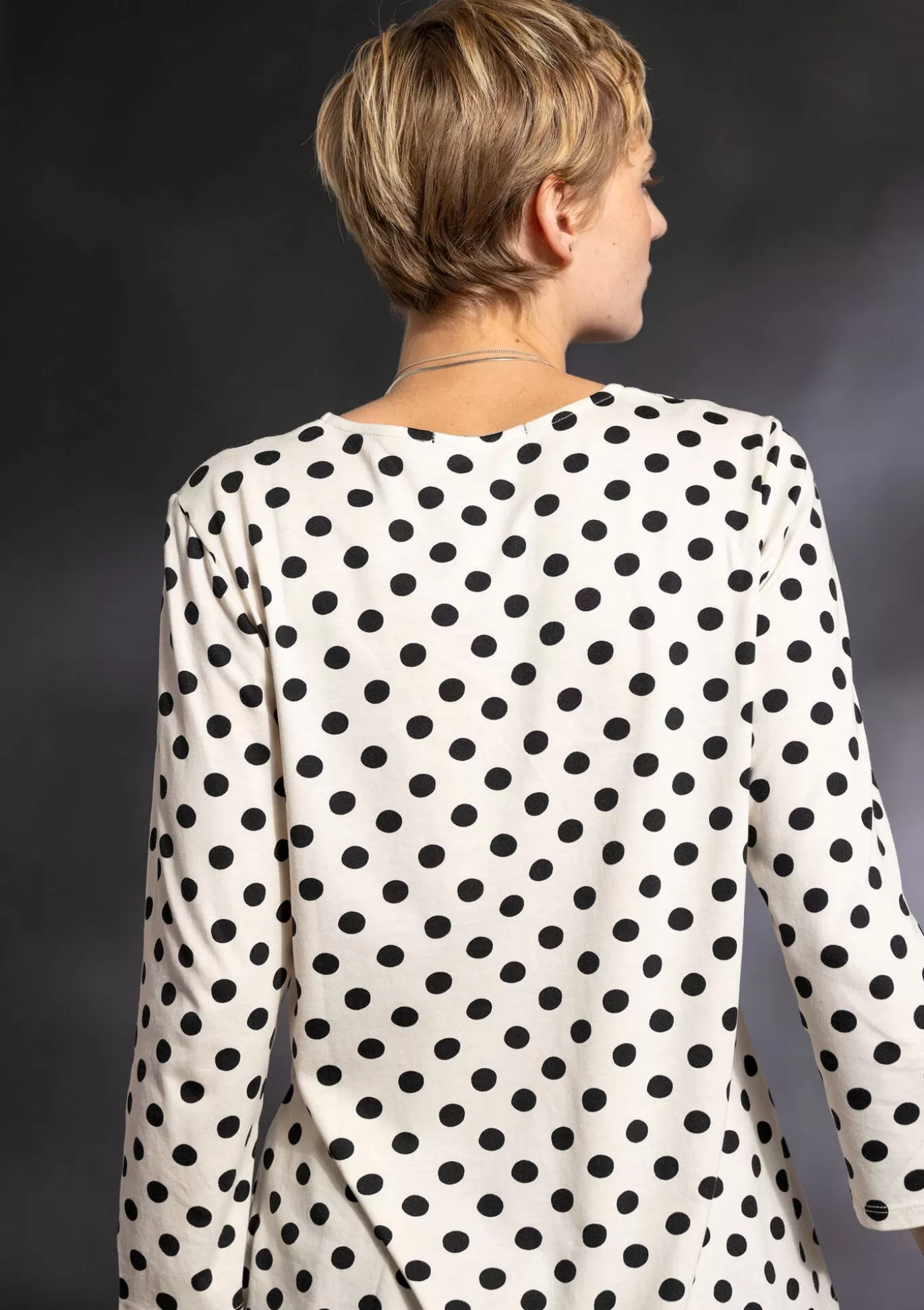 Gudrun Sjödén Top "Mix" i ekologisk bomull/modal Vanilj Flash Sale