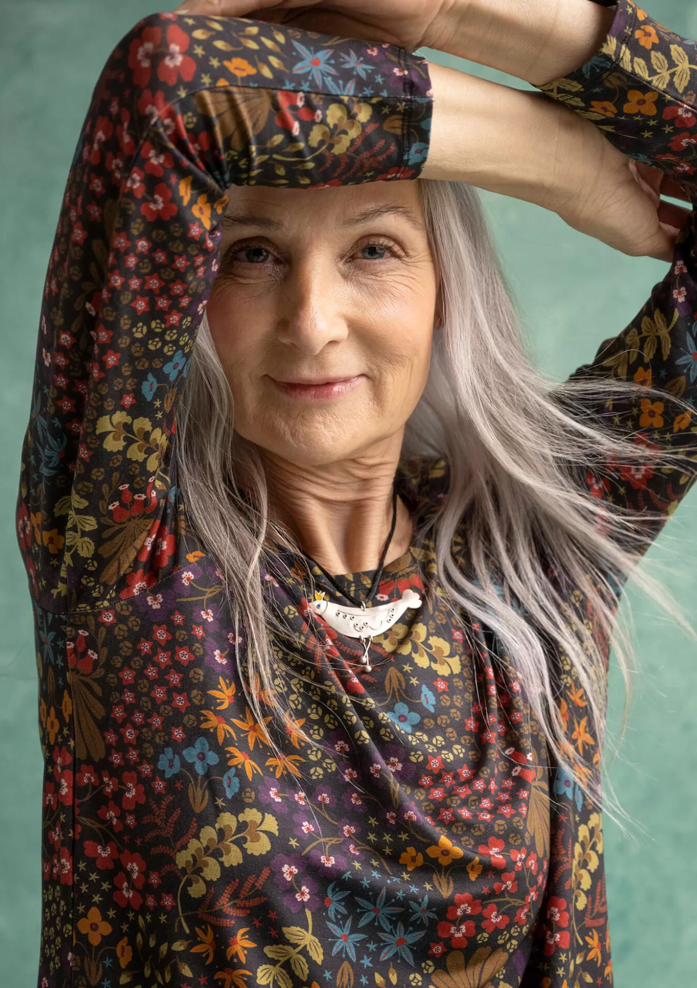 Gudrun Sjödén Top "Ylfa" i lyocell/elastan Svart Clearance