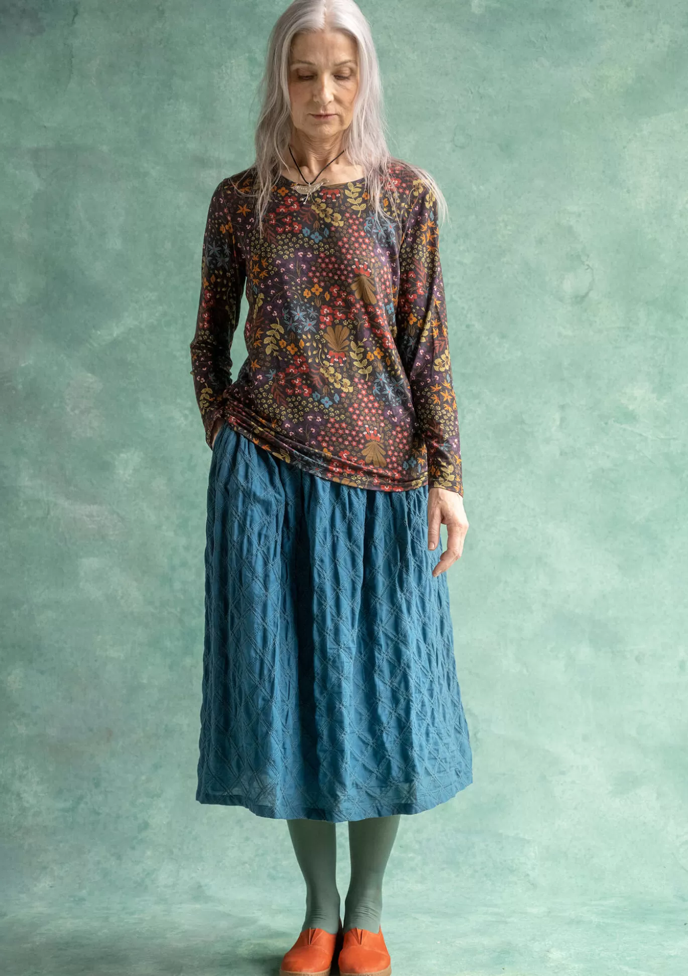 Gudrun Sjödén Top "Ylfa" i lyocell/elastan Svart Clearance