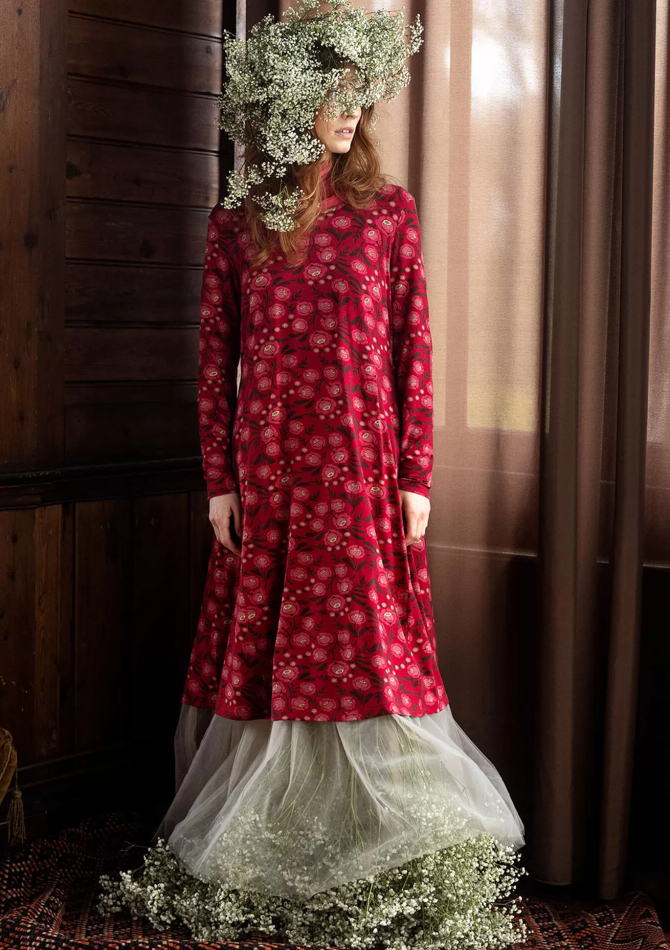 Gudrun Sjödén Trikåklänning "Dagny" i lyocell/elastan Vallmo Outlet