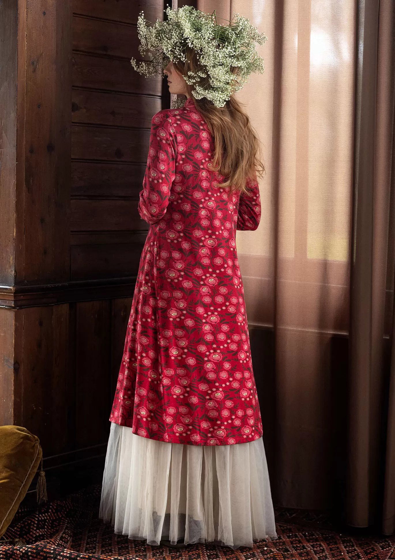 Gudrun Sjödén Trikåklänning "Dagny" i lyocell/elastan Vallmo Outlet