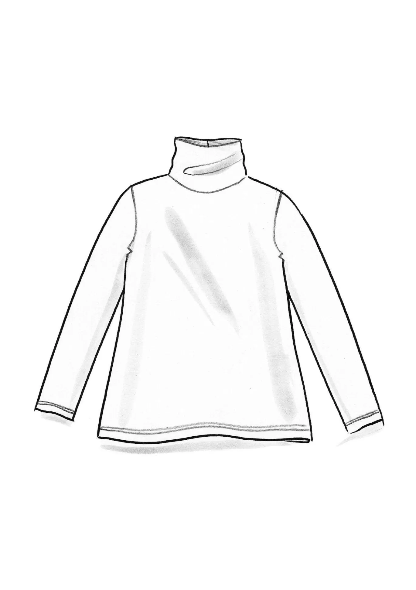 Gudrun Sjödén Trikåpolo i lyocell/elastan Svart Fashion