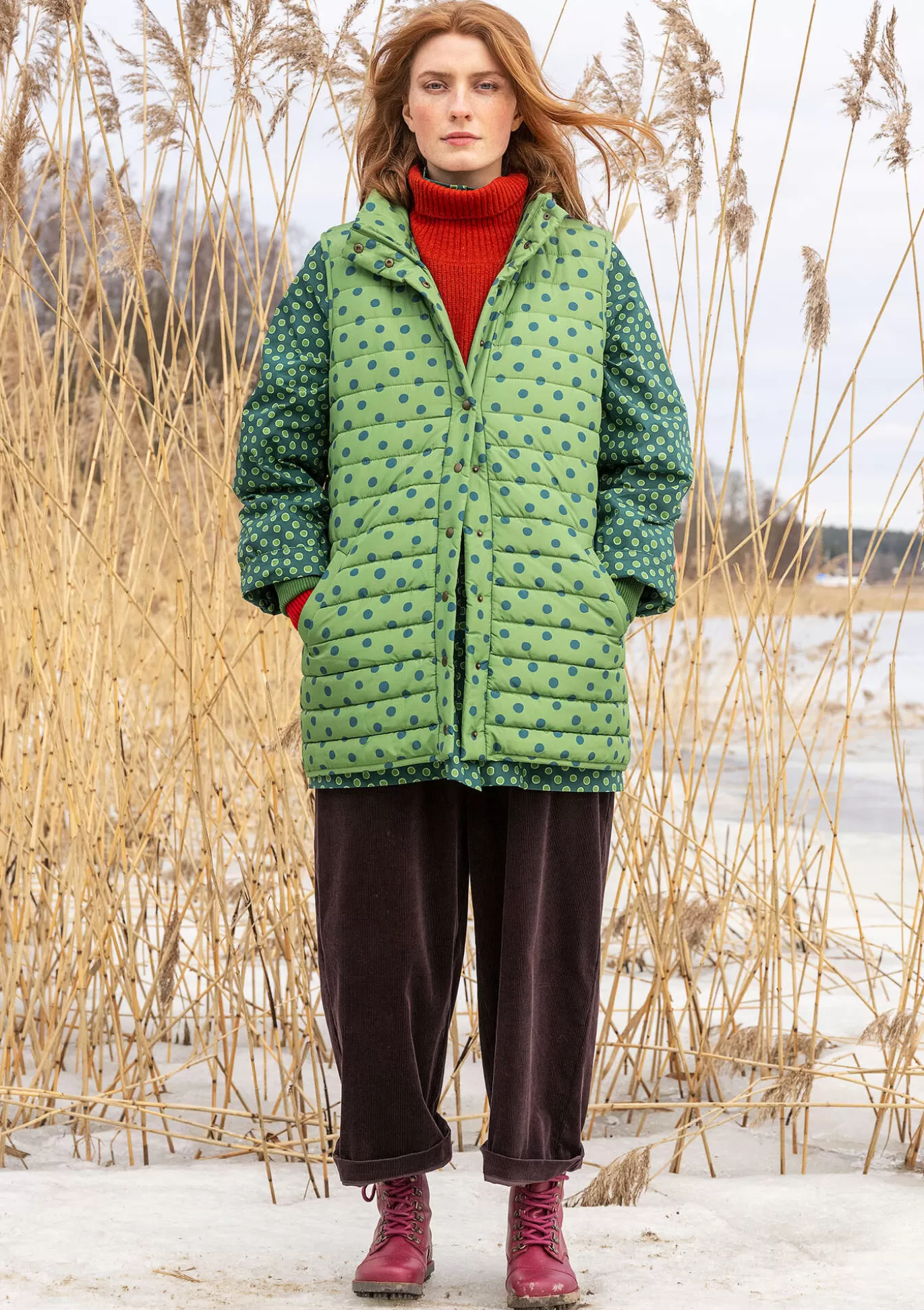 Gudrun Sjödén Väst "Susan" i återvunnen polyester Kaktus Outlet
